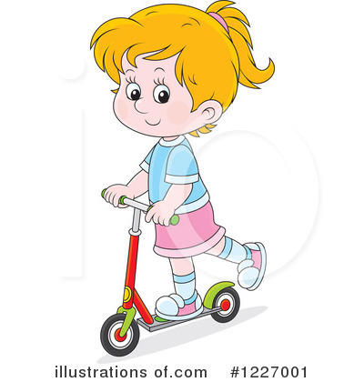 Scooter Clipart #1227001 by Alex Bannykh