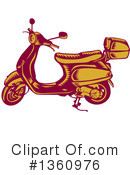 Scooter Clipart #1360976 by patrimonio