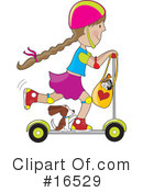 Scooter Clipart #16529 by Maria Bell