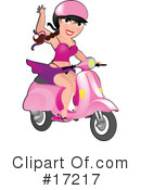 Scooter Clipart #17217 by Maria Bell