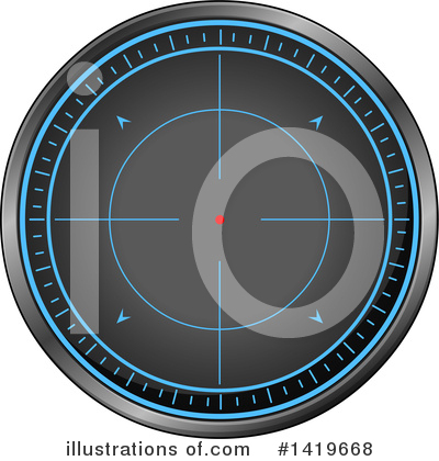 Radar Clipart #1419668 by Liron Peer