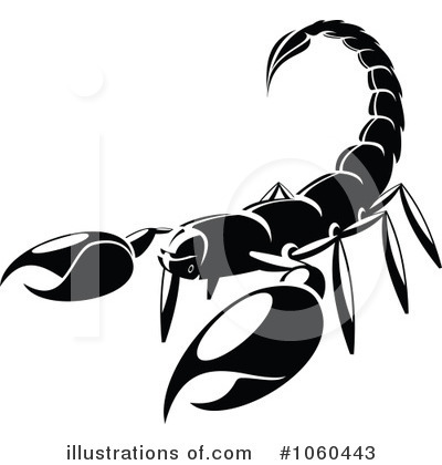 Royalty-Free (RF) Scorpion Clipart Illustration by Vector Tradition SM - Stock Sample #1060443