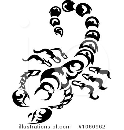 Royalty-Free (RF) Scorpion Clipart Illustration by Vector Tradition SM - Stock Sample #1060962