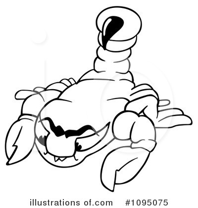 Royalty-Free (RF) Scorpion Clipart Illustration by dero - Stock Sample #1095075