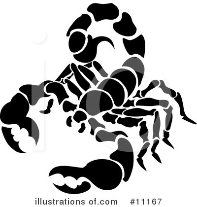 Scorpio Clipart #11167 by AtStockIllustration