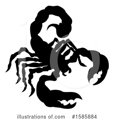 Royalty-Free (RF) Scorpion Clipart Illustration by AtStockIllustration - Stock Sample #1585884