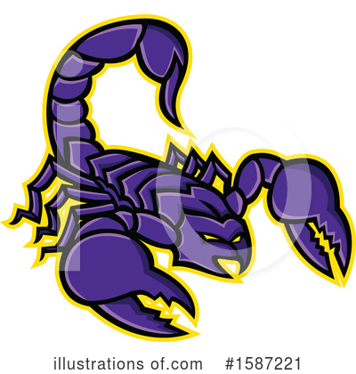 Scorpions Clipart #1587221 by patrimonio