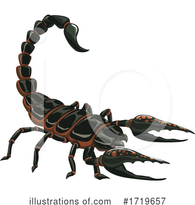 Royalty-Free (RF) Scorpion Clipart Illustration by Vector Tradition SM - Stock Sample #1719657