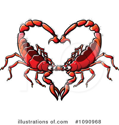 Royalty-Free (RF) Scorpions Clipart Illustration by Zooco - Stock Sample #1090968