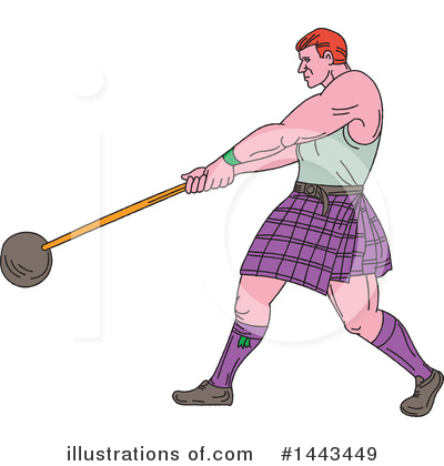 Royalty-Free (RF) Scotsman Clipart Illustration by patrimonio - Stock Sample #1443449