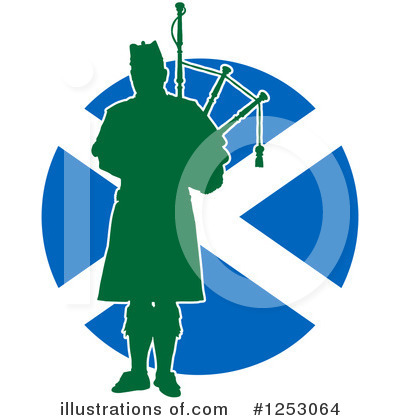 Scottish Flag Clipart #1253064 by Maria Bell