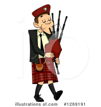 Royalty-Free (RF) Scottish Man Clipart Illustration by BNP Design Studio - Stock Sample #1269191
