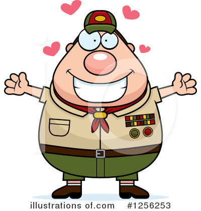 Royalty-Free (RF) Scout Master Clipart Illustration by Cory Thoman - Stock Sample #1256253