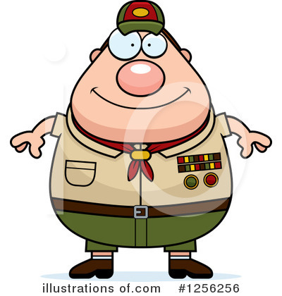 Royalty-Free (RF) Scout Master Clipart Illustration by Cory Thoman - Stock Sample #1256256