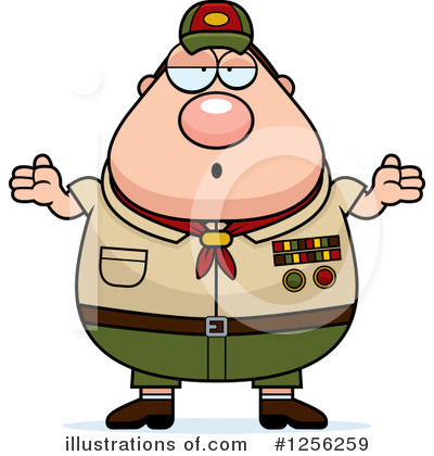 Royalty-Free (RF) Scout Master Clipart Illustration by Cory Thoman - Stock Sample #1256259