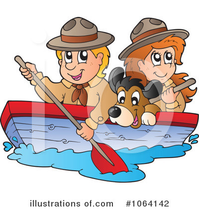 Royalty-Free (RF) Scouts Clipart Illustration by visekart - Stock Sample #1064142
