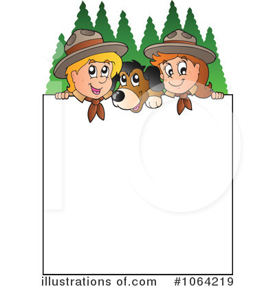 Royalty-Free (RF) Scouts Clipart Illustration by visekart - Stock Sample #1064219