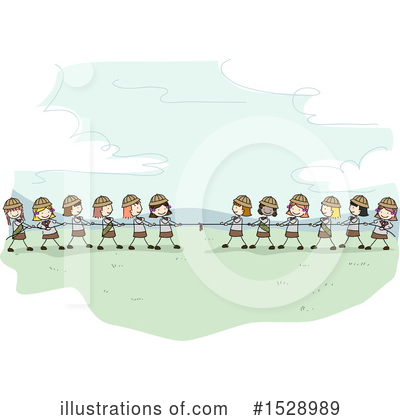 Girl Scouts Clipart #1528989 by BNP Design Studio
