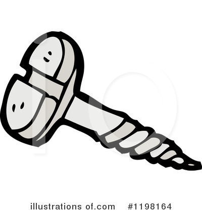 Royalty-Free (RF) Screw Clipart Illustration by lineartestpilot - Stock Sample #1198164