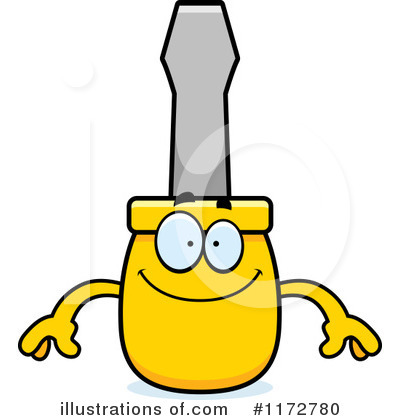 Screwdriver Clipart #1172780 by Cory Thoman