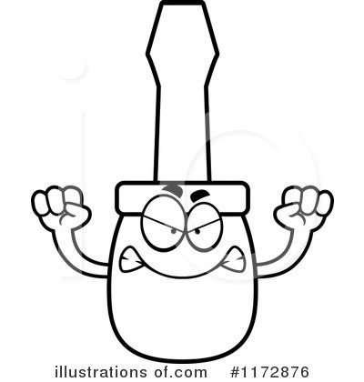 Screwdriver Clipart #1172876 by Cory Thoman