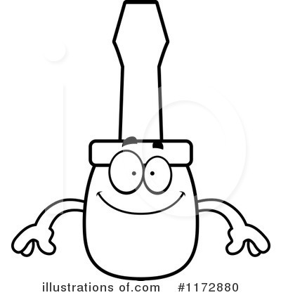 Royalty-Free (RF) Screwdriver Clipart Illustration by Cory Thoman - Stock Sample #1172880