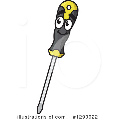 Royalty-Free (RF) Screwdriver Clipart Illustration by Vector Tradition SM - Stock Sample #1290922
