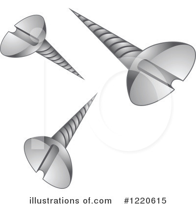 Royalty-Free (RF) Screws Clipart Illustration by cidepix - Stock Sample #1220615