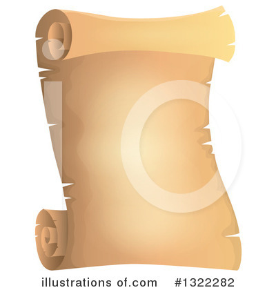 Royalty-Free (RF) Scroll Clipart Illustration by visekart - Stock Sample #1322282