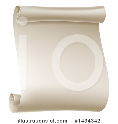 Scroll Clipart #1434342 by AtStockIllustration