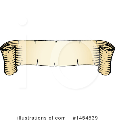 Royalty-Free (RF) Scroll Clipart Illustration by cidepix - Stock Sample #1454539