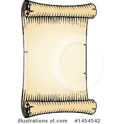 Royalty-Free (RF) Scroll Clipart Illustration by cidepix - Stock Sample #1454542