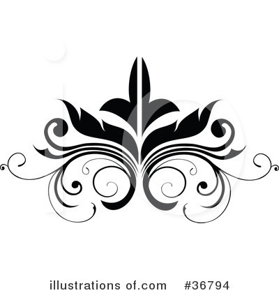 Royalty-Free (RF) Scroll Clipart Illustration by OnFocusMedia - Stock Sample #36794