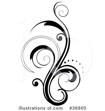 Royalty-Free (RF) Scroll Clipart Illustration by OnFocusMedia - Stock Sample #36805