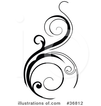Royalty-Free (RF) Scroll Clipart Illustration by OnFocusMedia - Stock Sample #36812