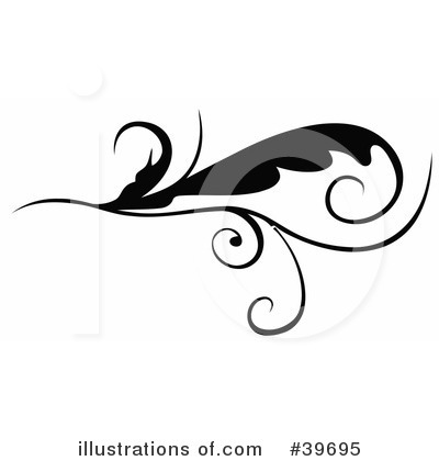 Royalty-Free (RF) Scroll Clipart Illustration by dero - Stock Sample #39695