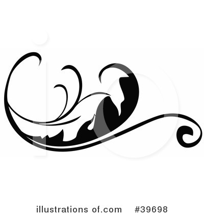 Royalty-Free (RF) Scroll Clipart Illustration by dero - Stock Sample #39698