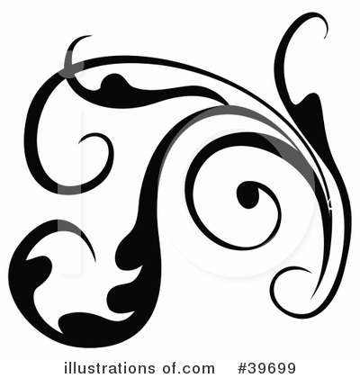 Royalty-Free (RF) Scroll Clipart Illustration by dero - Stock Sample #39699