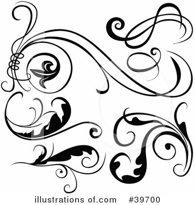 Royalty-Free (RF) Scroll Clipart Illustration by dero - Stock Sample #39700