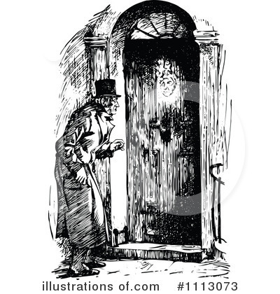 Royalty-Free (RF) Scrooge Clipart Illustration by Prawny Vintage - Stock Sample #1113073