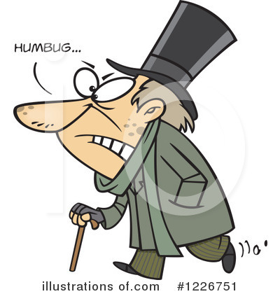 Royalty-Free (RF) Scrooge Clipart Illustration by toonaday - Stock Sample #1226751