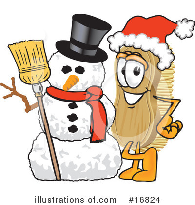 Scrub Brush Character Clipart #16824 by Toons4Biz