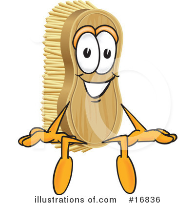 Scrub Brush Character Clipart #16836 by Toons4Biz