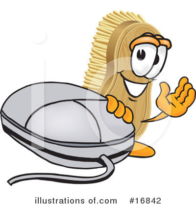 Scrub Brush Character Clipart #16842 by Toons4Biz