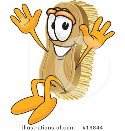 Scrub Brush Character Clipart #16844 by Toons4Biz