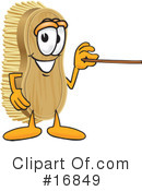 Scrub Brush Character Clipart #16849 by Mascot Junction