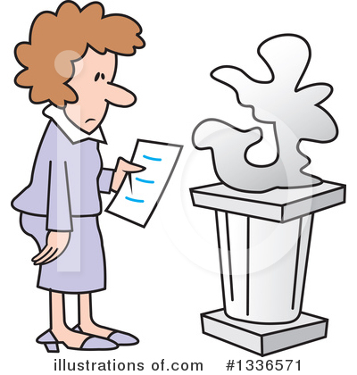Royalty-Free (RF) Sculpture Clipart Illustration by Johnny Sajem - Stock Sample #1336571