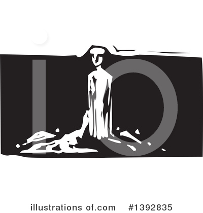 Royalty-Free (RF) Sculpture Clipart Illustration by xunantunich - Stock Sample #1392835