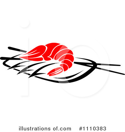 Shrimp Clipart #1110383 by Vector Tradition SM