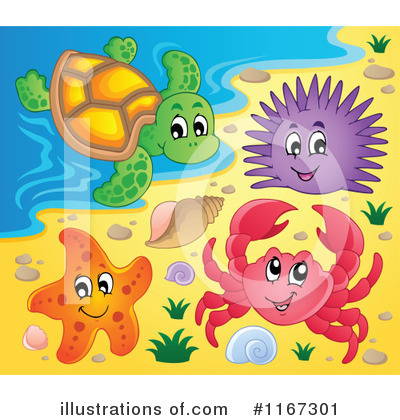 Sea Urchin Clipart #1167301 by visekart